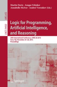 Book Cover for Logic for Programming, Artificial Intelligence, and Reasoning by LPAR Conference
