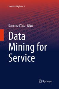 Book Cover for Data Mining for Service by Katsutoshi Yada