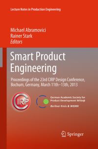 Book Cover for Smart Product Engineering by Michael Abramovici, Rainer Stark