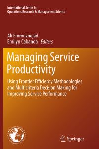 Book Cover for Managing Service Productivity by Ali Emrouznejad, Emilyn Cabanda
