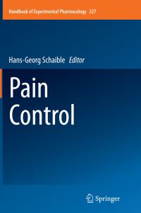 Book Cover for Pain Control by HansGeorg Schaible