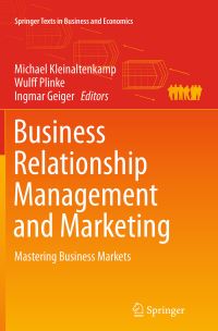 Book Cover for Business Relationship Management and Marketing by Michael Kleinaltenkamp, Wulff Plinke, Ingmar Geiger