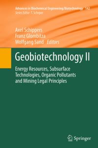 Book Cover for Geobiotechnology II by Axel Schippers, Franz Glombitza, W Sand