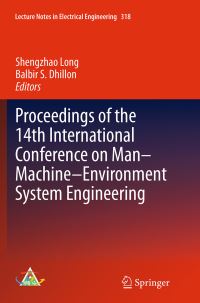 Book Cover for Proceedings of the 14th International Conference on Man-Machine-Environment System Engineering by Shengzhao Long, Balbir S Dhillon