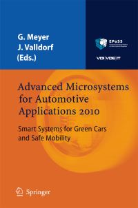 Book Cover for Advanced Microsystems for Automotive Applications 2010 by Gereon Meyer, Jürgen Valldorf