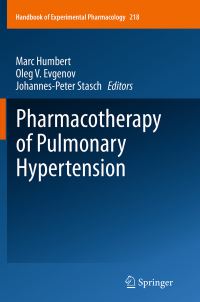 Book Cover for Pharmacotherapy of Pulmonary Hypertension by Marc Humbert, Oleg V Evgenov, JohannesPeter Stasch