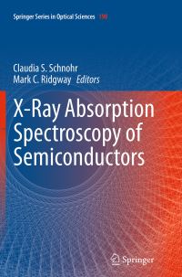 Book Cover for X-Ray Absorption Spectroscopy of Semiconductors by Claudia S Schnohr, Mark C Ridgway