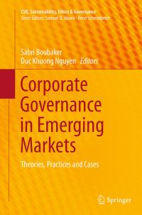 Book Cover for Corporate Governance in Emerging Markets by Sabri Boubaker, Duc Khuong Nguyen