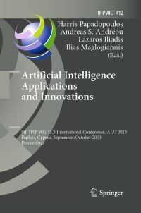 Book Cover for Artificial Intelligence Applications and Innovations by Harris Papadopoulos, Andreas S Andreou, Lazaros S Iliadis, Ilias Maglogiannis