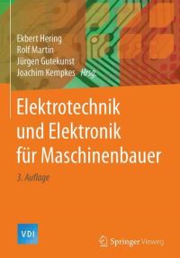 Book Cover for Elektrotechnik Und Elektronik Für Maschinenbauer by Ekbert Hering, Rolf Martin, Jürgen Gutekunst, Joachim Kempkes
