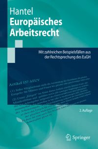 Book Cover for Europäisches Arbeitsrecht by Peter Hantel