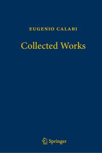 Book Cover for Collected Works by Eugenio Calabi