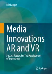 Book Cover for Media Innovations AR and VR by Elle Langer