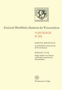 Book Cover for La Profitabilité Comme Facteur De L'investissement. Einige Aspekte Von Theorie Und Empirie Segmentierter Arbeitsmärkte by NA Stafleu