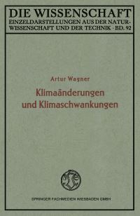 Book Cover for Klimaänderungen Und Klimaschwankungen by Artur Wagner