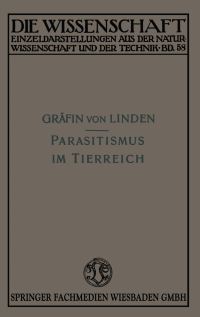Book Cover for Parasitismus Im Tierreich by Maria Gräfin von Linden