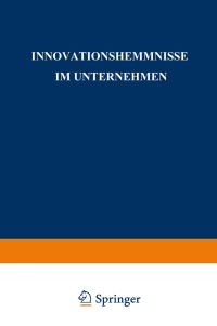 Book Cover for Innovationshemmnisse Im Unternehmen by Bernd Bitzer