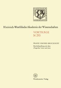 Book Cover for Herzbehandlung Mit Dem ‚Fingerhut' Einst Und Jetzt by Franz GrosseBrockhoff