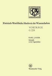 Book Cover for Zeitmae in Der Urgeschichte by Karl J Narr