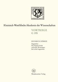 Book Cover for Pygmalion. Ein Impuls Ovids Und Seine Wirkungen Bis in Die Gegenwart by Heinrich Dörrie