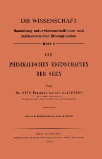 Book Cover for Die Physikalischen Eigenschaften Der Seen by Otto von und zu Aufsess