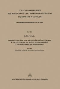 Book Cover for Untersuchungen Über Neue Beizmethoden Und Beizabwässer I. Die Entzunderung Von Drähten Mit Natriumhydrid. II. Die Aufbereitung Von Beizabwässern by Walter Maximilian Fuchs