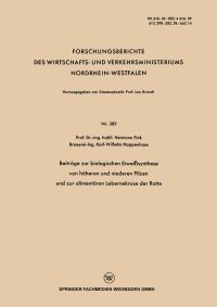 Book Cover for Beiträge Zur Biologischen Eiweisynthese Von Höheren Und Niederen Pilzen Und Zur Alimentären Lebernekrose Der Ratte by Hermann Fink