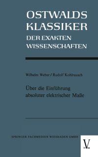 Book Cover for Über Die Einführung Absoluter Elektrischer Mae by Wilhelm Weber