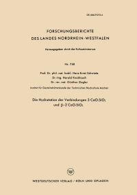 Book Cover for Die Hydratation Der Verbindungen 3 CaO.SiO2 Und -2 CaO.SiO2 by HansErnst Schwiete