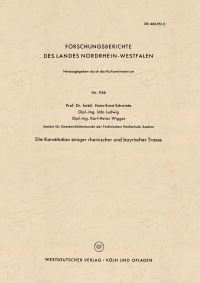 Book Cover for Die Konstitution Einiger Rheinischer Und Bayrischer Trasse by HansErnst Schwiete
