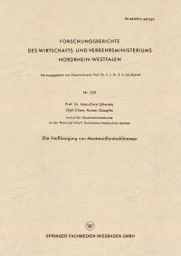 Book Cover for Die Verflüssigung Von Montmorillonitschlämmen by HansErnst Schwiete