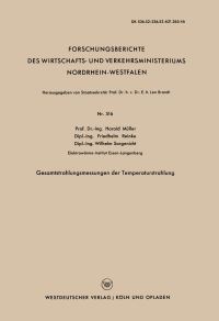 Book Cover for Gesamtstrahlungsmessungen Der Temperaturstrahlung by Harald Müller