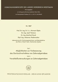 Book Cover for Teil I by Herwart Opitz, Josef Timmers, Manfred Bosch, Johannes Rademacher