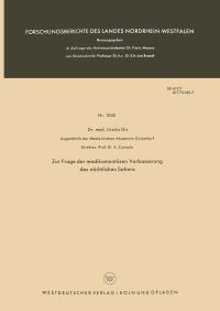 Book Cover for Zur Frage Der Medikamentösen Verbesserung Des Nächtlichen Sehens by Ursula Dix