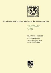 Book Cover for Zur Ökumenischen Debatte Um Die „Rechtfertigung