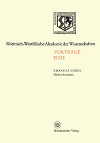 Book Cover for Hückel-Aromaten by Emanuel Vogel