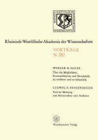 Book Cover for Über Die Möglichkeit, Koronarsklerose Und Herzinfarkt Zu Verhüten Und Zu Behandeln. Externe Messung Von Herzstruktur Und -Funktion by Werner H Hauss