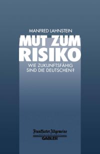 Book Cover for Mut Zum Risiko by Manfred Lahnstein