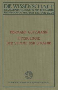 Book Cover for Physiologie Der Stimme Und Sprache by Hermann Gutzmann