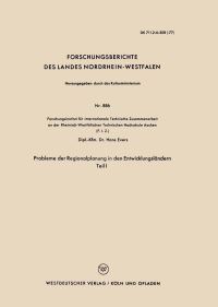 Book Cover for Probleme Der Regionalplanung in Den Entwicklungsländern by Hans Evers