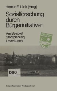 Book Cover for Sozialforschung Durch Bürgerinitiativen by Helmut E Lück