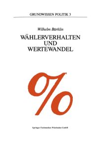 Book Cover for Wählerverhalten Und Wertewandel by Wilhelm Bürklin