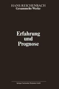 Book Cover for Erfahrung Und Prognose by Hans Reichenbach