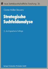 Book Cover for Strategische Suchfeldanalyse by Günter MüllerStewens