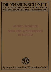 Book Cover for Wind- Und Wasserhosen in Europa by Alfred Wegener