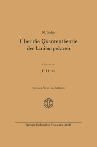 Book Cover for Über Die Quantentheorie Der Linienspektren by Niels Bohr