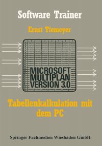 Book Cover for Tabellenkalkulation Mit Microsoft Multiplan 3.0 Auf Dem PC by Ernst Tiemeyer