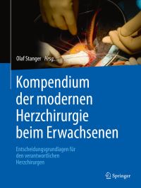 Book Cover for Kompendium Der Modernen Herzchirurgie Beim Erwachsenen by Olaf Stanger