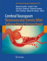 Book Cover for Cerebral Vasospasm by Mario Zuccarello, Joseph F. Clark, Gail Pyne-Geithman, Norberto Andaluz, Jed A. Hartings, Opeolu M. Adeoye