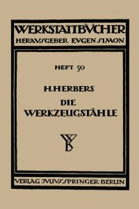 Book Cover for Die Werkzeugstähle by Hugo Herbers